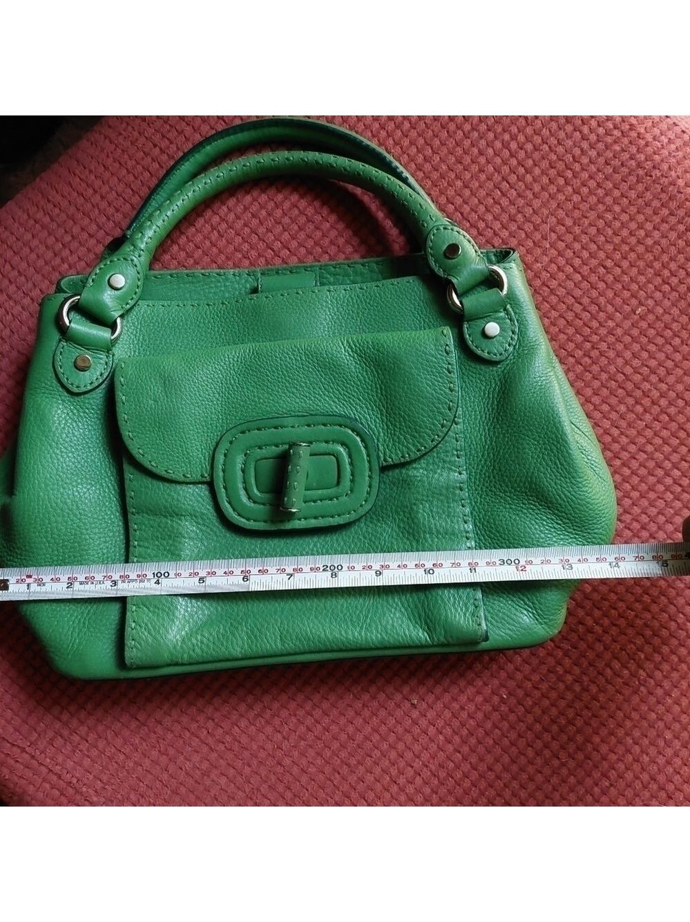 Elie Tahari Green Satchel Bag - Picture 13 of 16